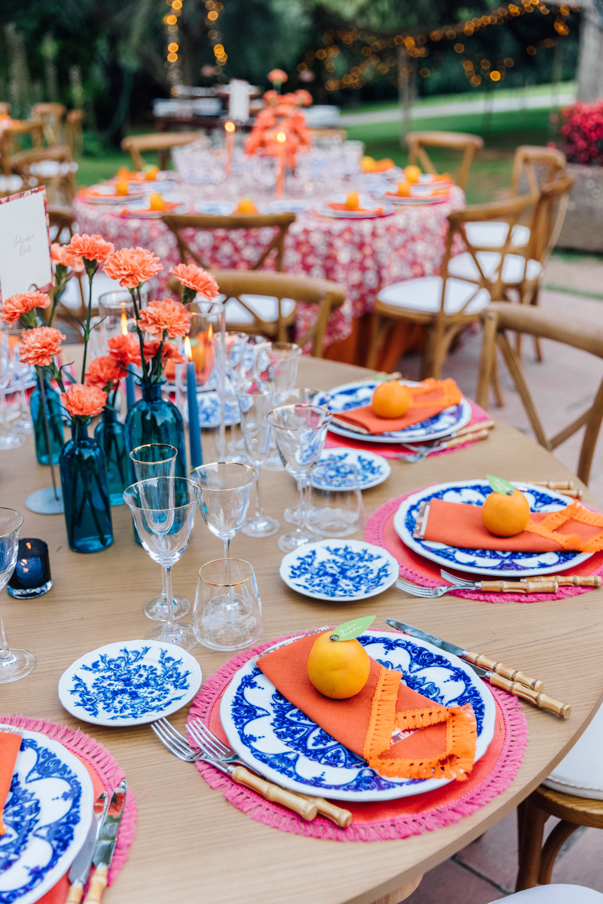 Close-up of a dinner table setting - ACCAELLE Events | Organizzazione eventi e Wedding planner