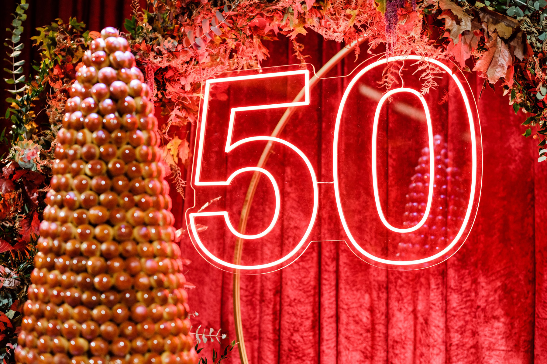 Allestimento festa 50 anni - ACCAELLE Events | Organizzazione eventi e Wedding planner
